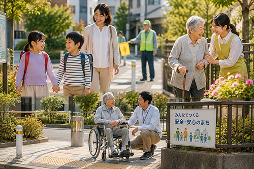 弱い立場でも安全安心なまちづくり